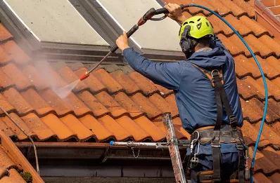 Démoussage et hydrofuge de toiture à Mézeray